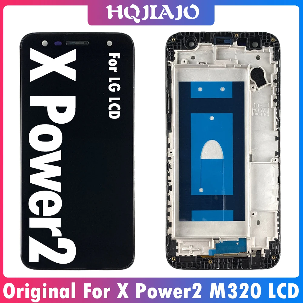 Оригинальный ЖК-дисплей для LG X Power 2 сенсорный экран дигитайзер с рамкой M320TV X500