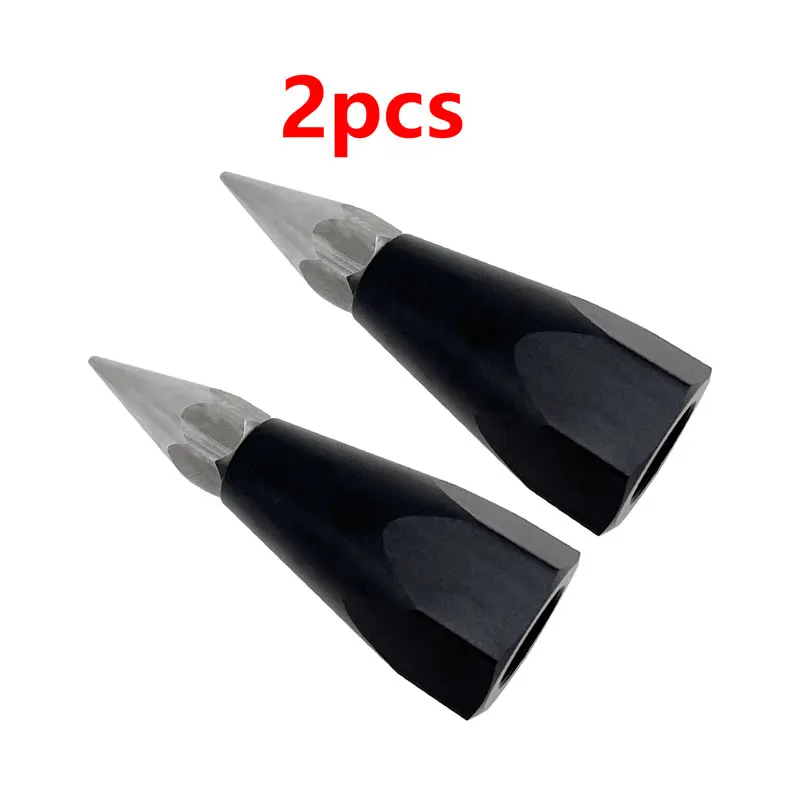 

2pcs Prism Pole Sharp Point with Replaceable Tip 5/8 Internal Thread Surveying Rod