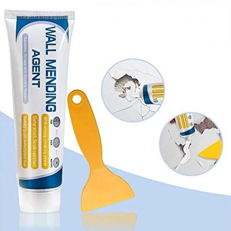 Household Wall Mending Agent Mould-proof Crack Repairing Cream Tile Paste Sealing Broken Hole Filler for Home |
