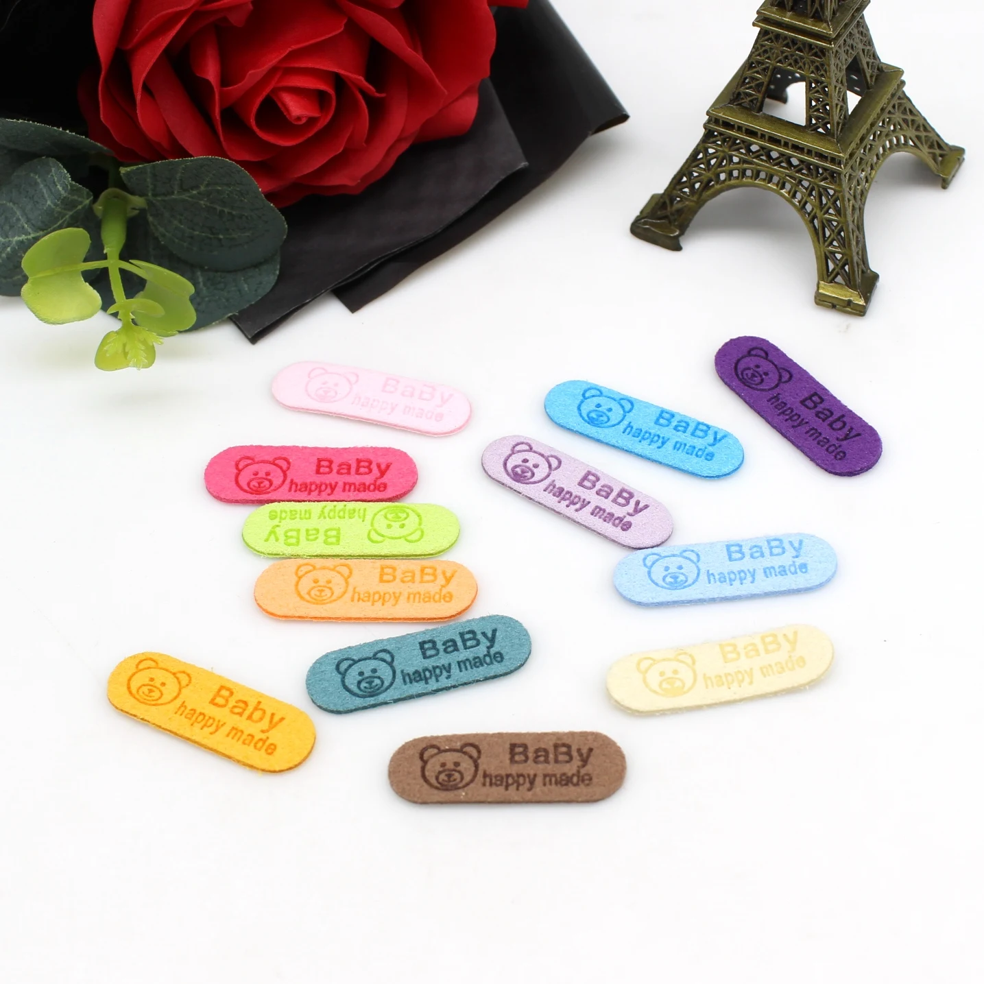 

40 шт./партия, этикетки из искусственной кожи