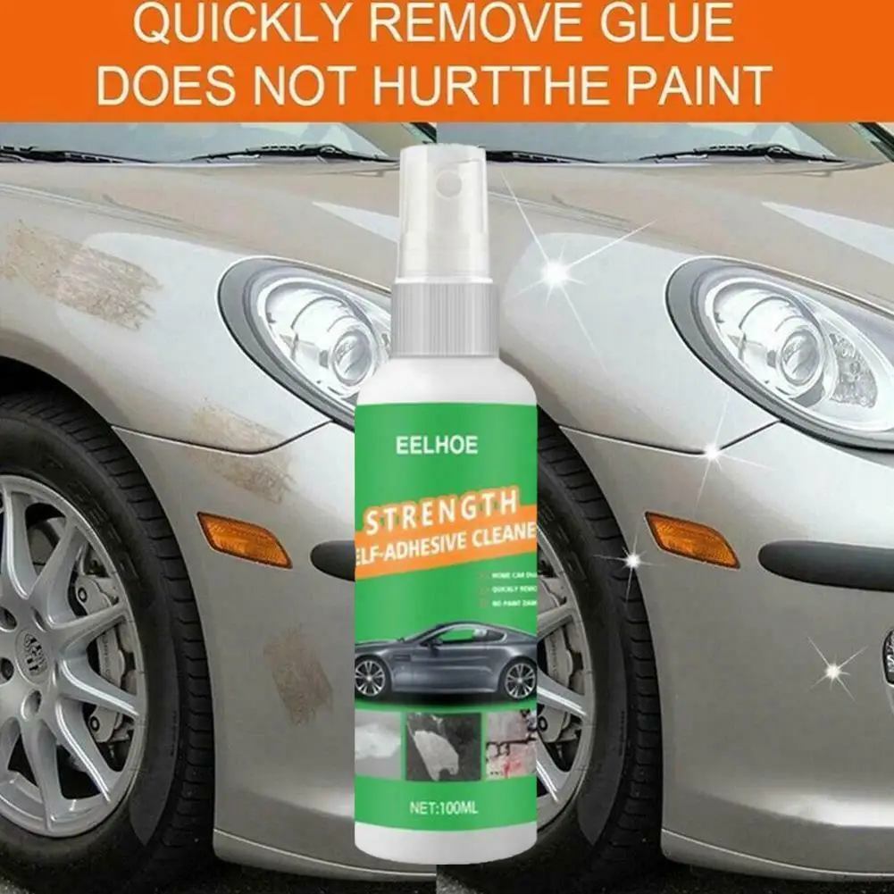 

30ml Rust Removal Spray Sticker Remover Sticky Residue Glue Removal Car Glass Label Press-type Nozzle Cleaner Spray