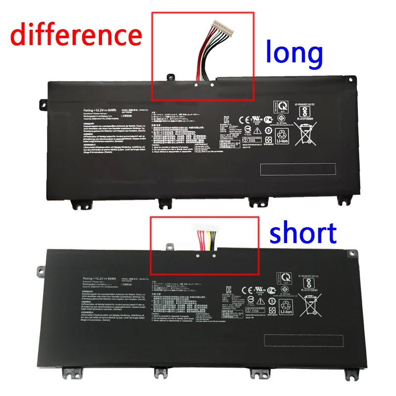 НОВЫЙ аккумулятор B41N1711 15 2 В 64 Втч для ASUS FX503VM-DM032T E4194T FX63VD Rog STRIX GL503GE GL503VD GL703GE GL703VD
