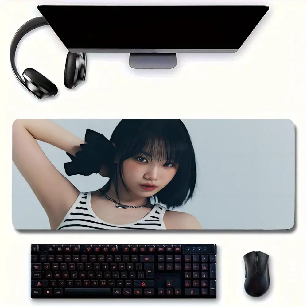 Singer About K-Kim C-Chaewon MINISO Mouse Pad Large pad for home office Waterproof desk Computer Keyboard pa