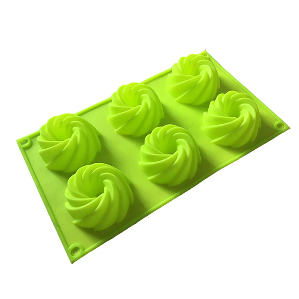 

6-layer Vortex Savalin Mold Vortex Wine Candy Mold Non-stick Hollow Mold Food-grade Silica Gel Cake Mold