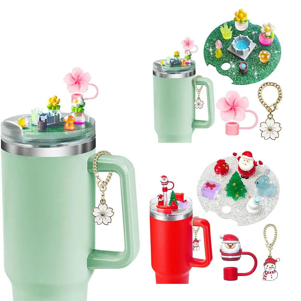 Рождественский день DIY сменные крышки топперы для Кубка Стэнли с украшением дома