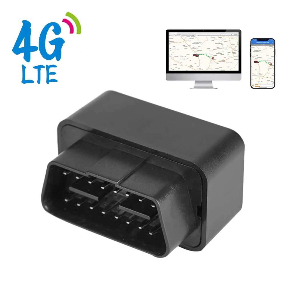 

Car 2G 4G OBD GPS Tracker Anti-Theft Alarm Tracking Device 12V-24V Free APP for iOS Andriod SMS Call Geofence Locator
