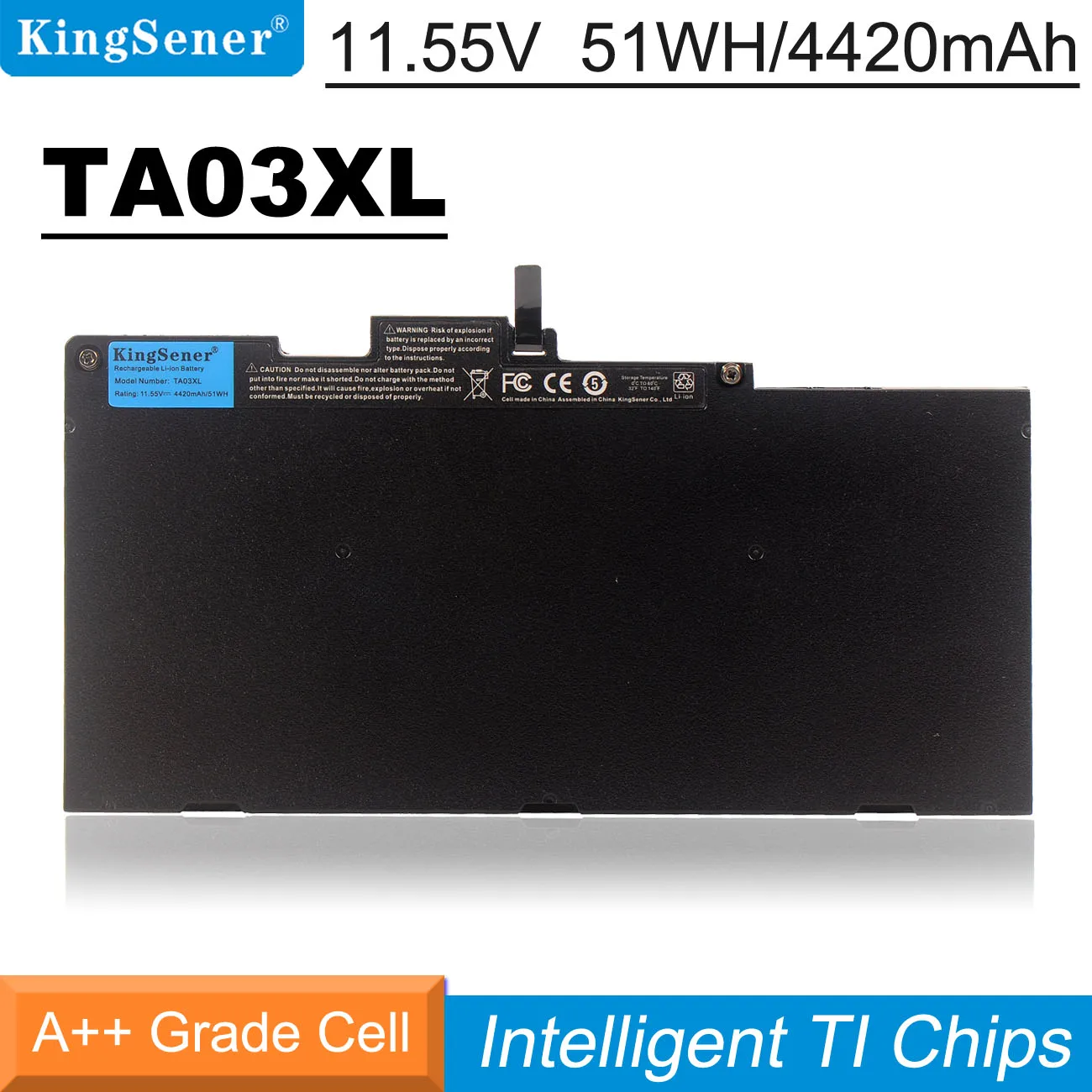 Аккумулятор KingSener 51WH TA03XL для ноутбука HP EliteBook 755 G4 840 848 850 Series