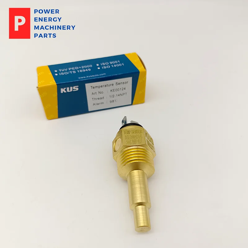 KUS KE00124 Оригинальный датчик температуры воды с резьбой 1/2-14NPT и 98 ℃ Сигнализация