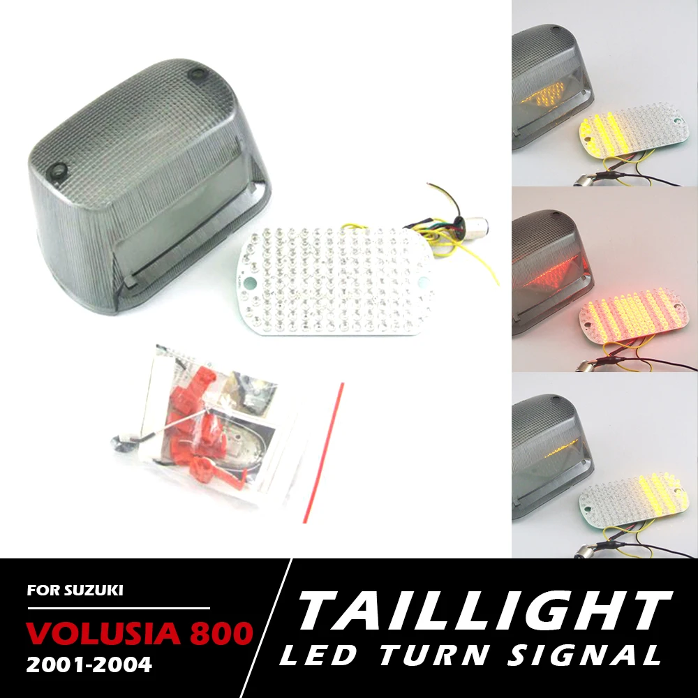 

Motorcycle LED Turn Signal Tail Light Taillight Brake Light For SUZUKI Volusia 800 Intruder LC1500 Boulevard C50 C90 2001-2005