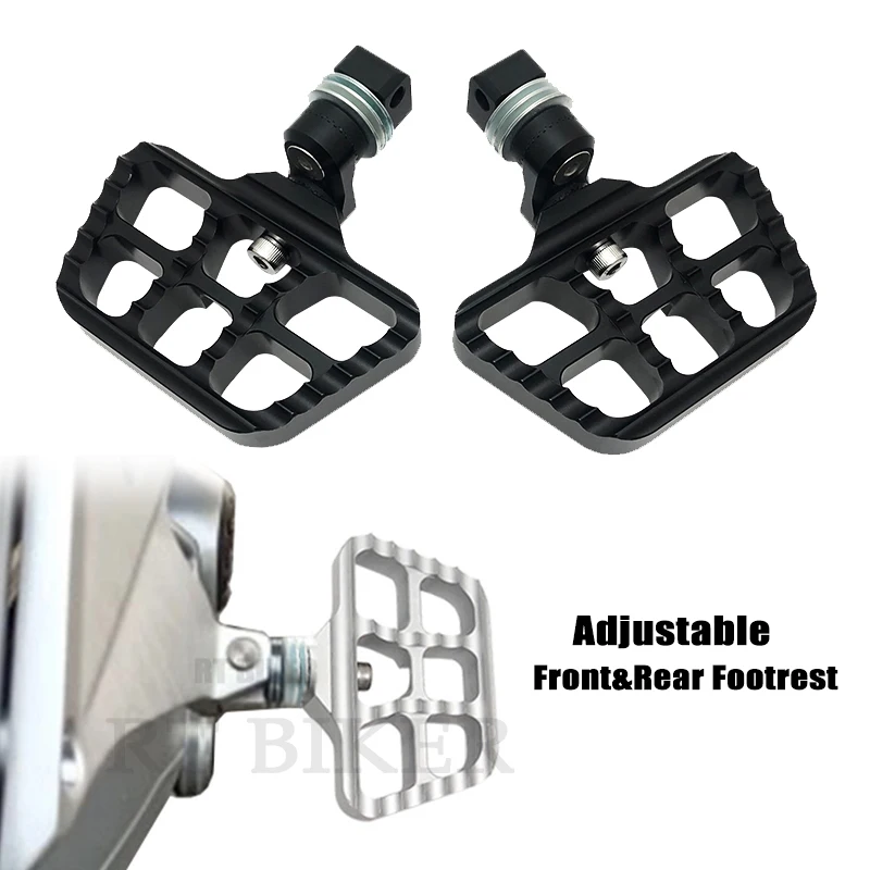 R1250GS Rotatable FootRest For BMW R1250 GS LC ADV R 1250GS Adventure 2019-2022 2021 Motorcycle Front&Rear Adjustable Foot Pegs