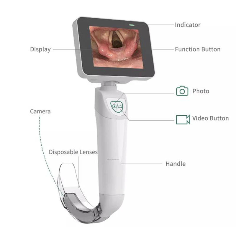 Медицинское оборудование для анестезии с сенсорным экраном видео ларингоскоп 3