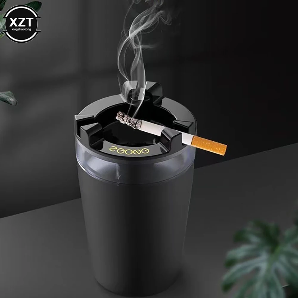 

Universal Ashtray with Water Tank with Cover Personality Covered Multifunction Car Home Supplies Cigarette Container Ashtray Cup