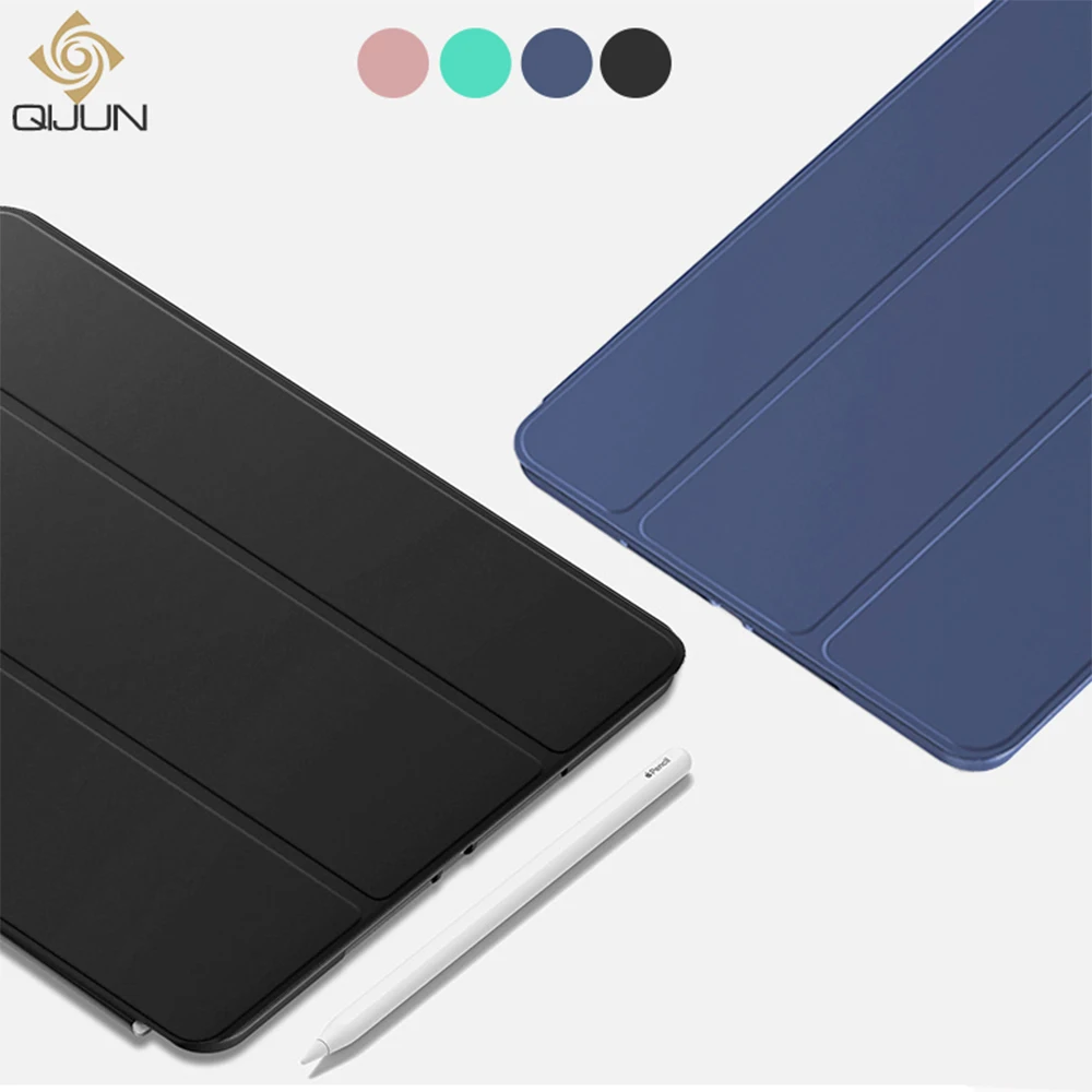 

QIJUN Case For HUAWEI MediaPad M5 Lite 10 10.1" BAH2-L09/W19 DL-AL09 Cases Stand Auto Sleep Smart Tablet Cover Protective c