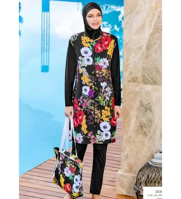 

ADASEA 2039 Digital Patterned R at 2 Hijab Swimwear