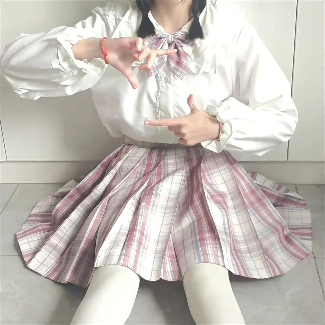 Белые рубашки женские свободные с рюшами и оборками воротник Питера Пэна в