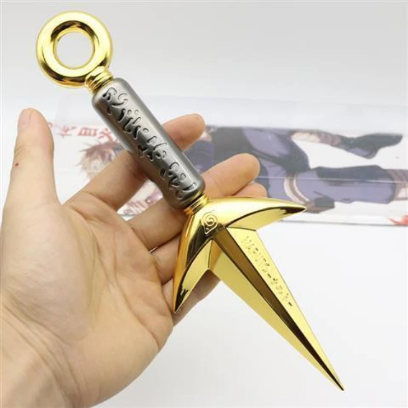 Наруто Какаши Намиказе Минато кунай Аниме Подвеска на цепочке из металла с рукопашным оружием модель самурайского меча Игрушки Подарок мальчику Девочке.