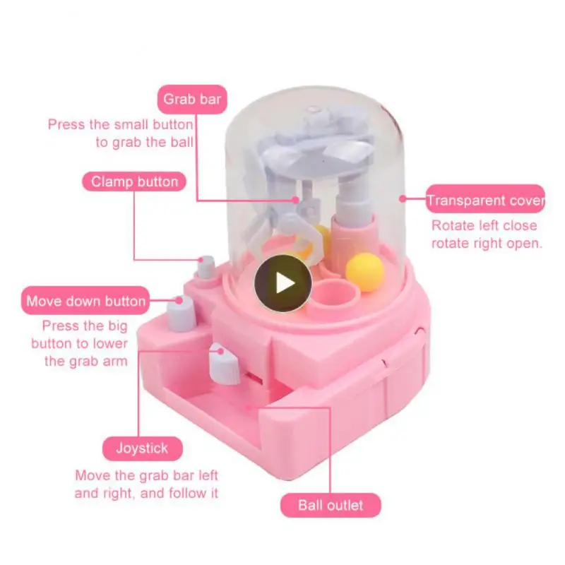 

Игрушка-Ловец конфет, забавная многоцветная мини-машина-коготь, игра для снятия стресса с рук-глаз, интерактивные игрушки, детский подарок, Капсульная машина