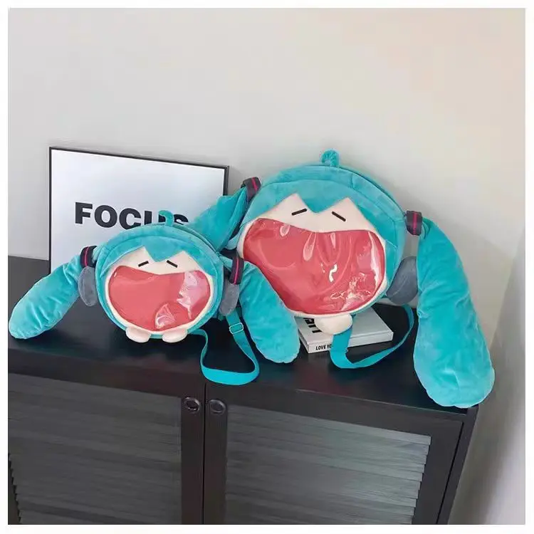 Рюкзак Hatsune Miku Figure Itabag плюшевая сумка на плечо милая мультяшная модель
