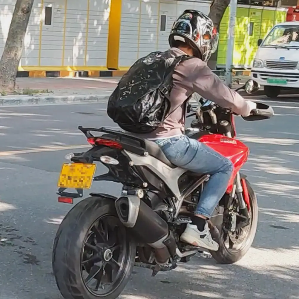 

Motorcycle Backpack 36-55L Waterproof Helmet Storage Bag Expandable Foldable Laptop Laptop Travel Rucksack For Knight Equipment