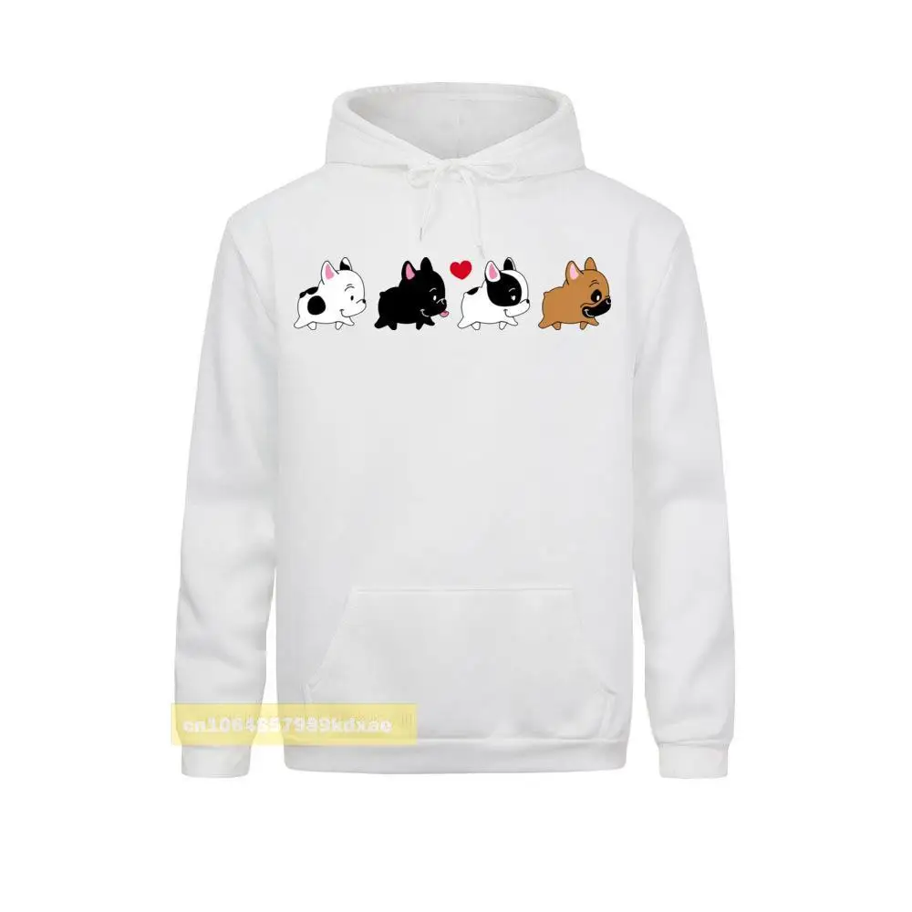 

Французская семья, французская бульдог, собака, влюбленная, женская, мужская хлопковая Крутая толстовка с круглым вырезом, классический большой размер