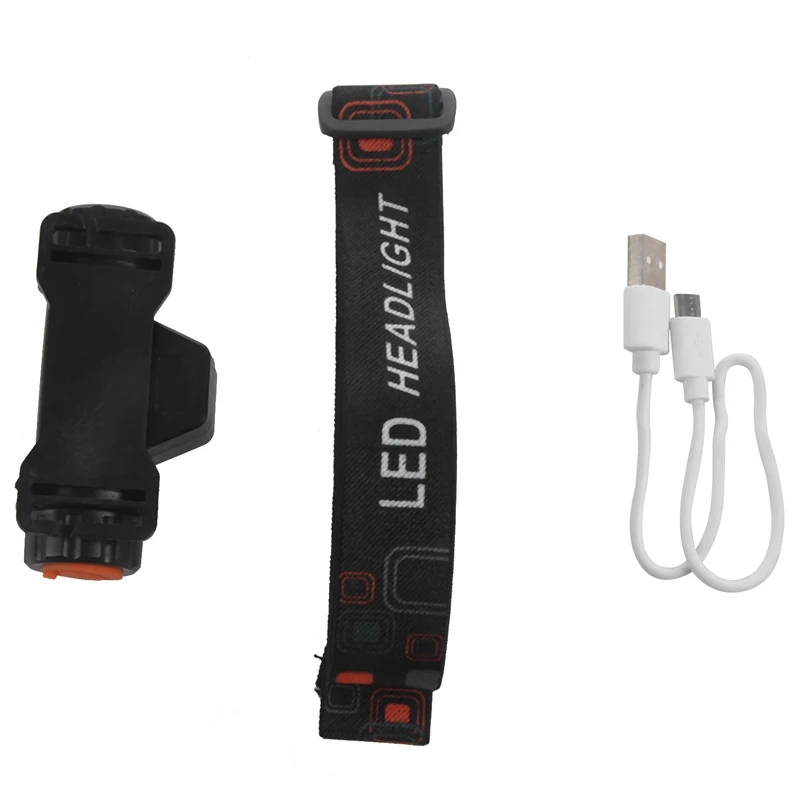 

Hot AD-Portable Mini Led Head Light Lamp Flashlight Waterproof Q5+Cob Headlight For Camping Night Jogging Reading Running