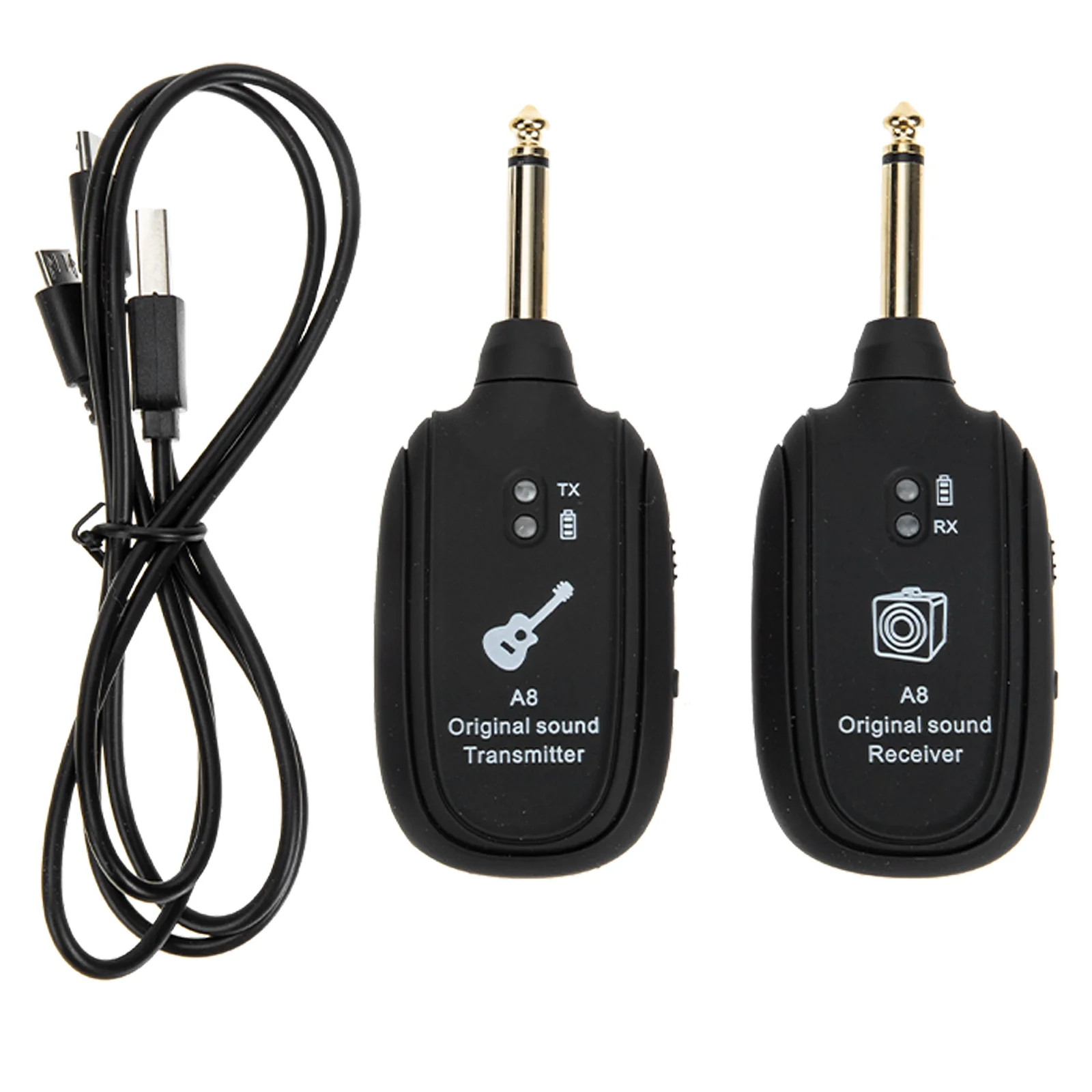 

1 Set Auxiliary Guitar Wireless Receiver Reverberant Adapter Guitar Accessory