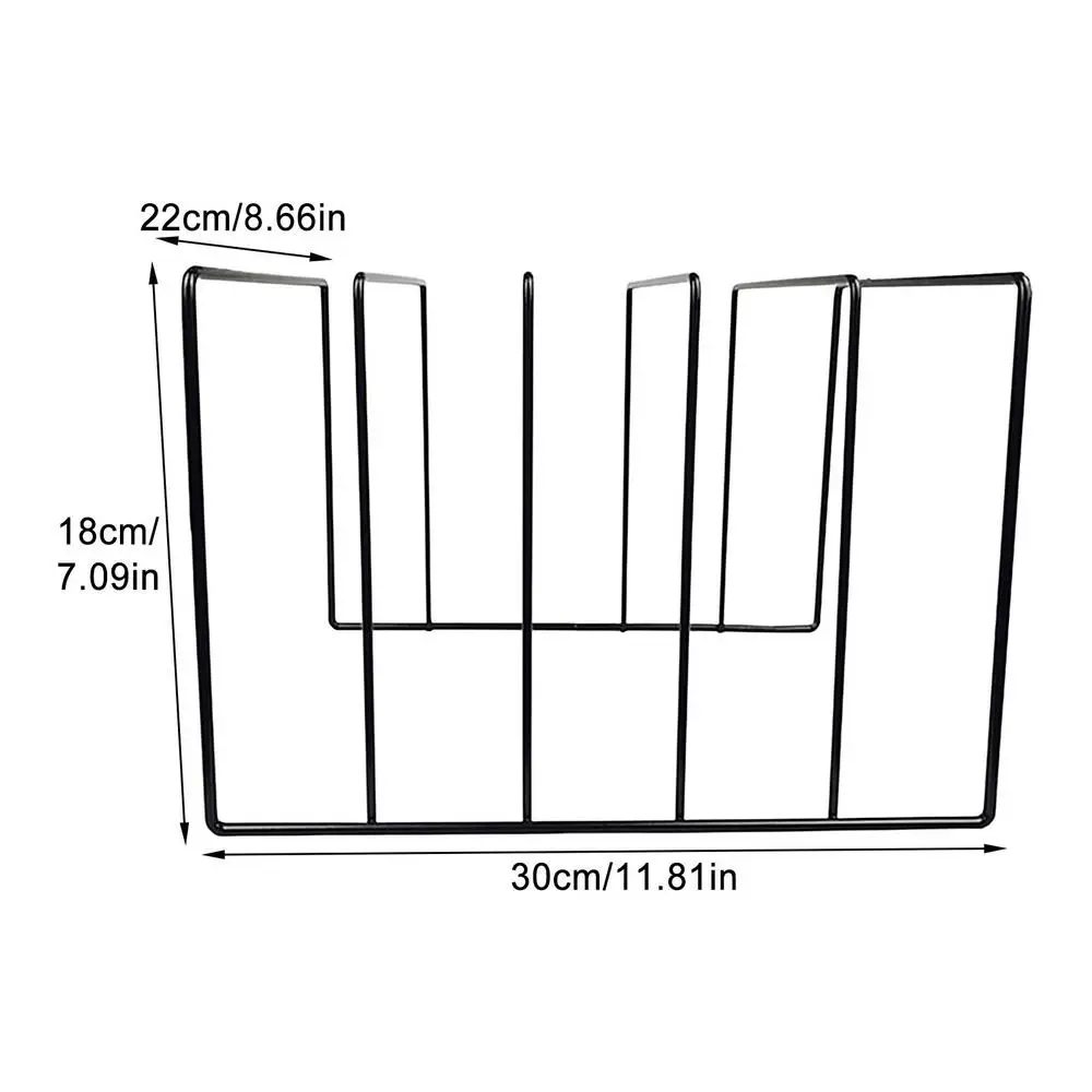 

Подставка для виниловых пластинок чёрная