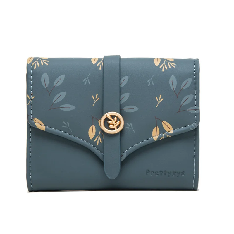 

Женский кошелек с коротким рельефным рисунком, маленький кошелек на молнии