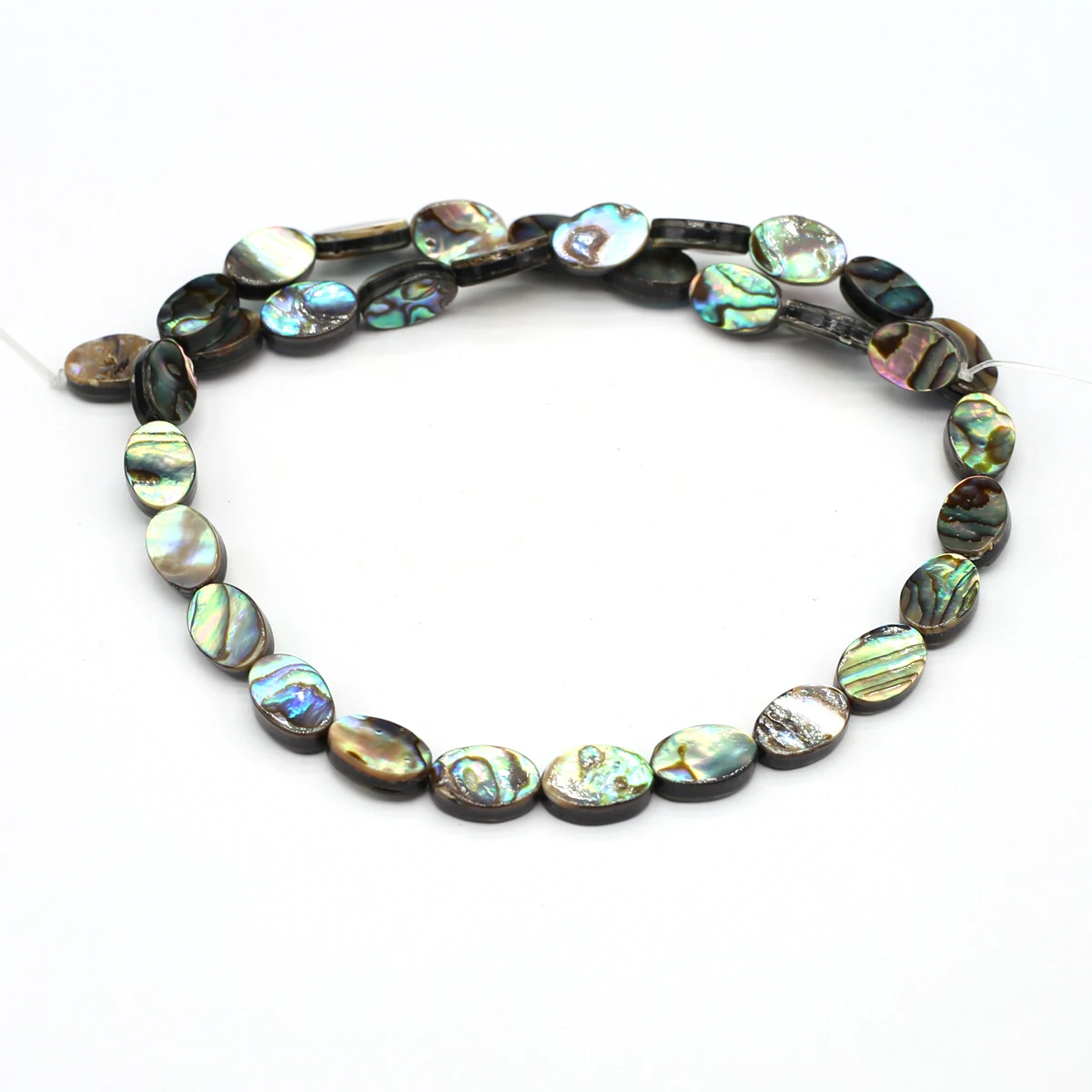 Купи Natural Abalone Shell Beads Oval Mother of Pearl Shells Loose Beads for Jewelry Making DIY Necklace Accessories Handmade Crafts за 938 рублей в магазине AliExpress