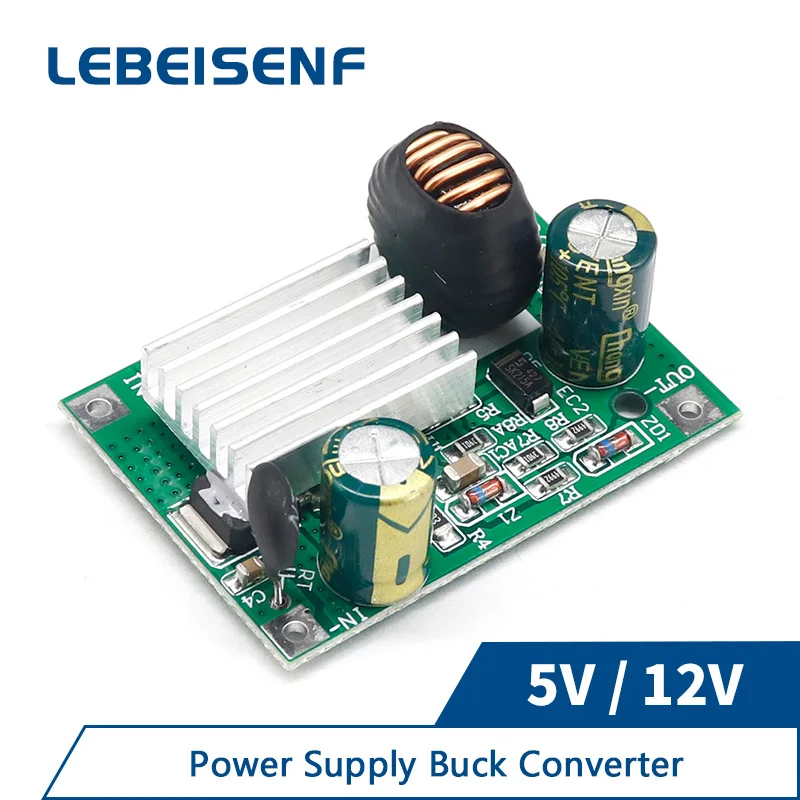 

DC Step Down Module Power Supply Buck Converter Non-isolated Stabilizer 9V 12V 24V 36V 48V 72V 84V 120V to 5V / 12V 3A