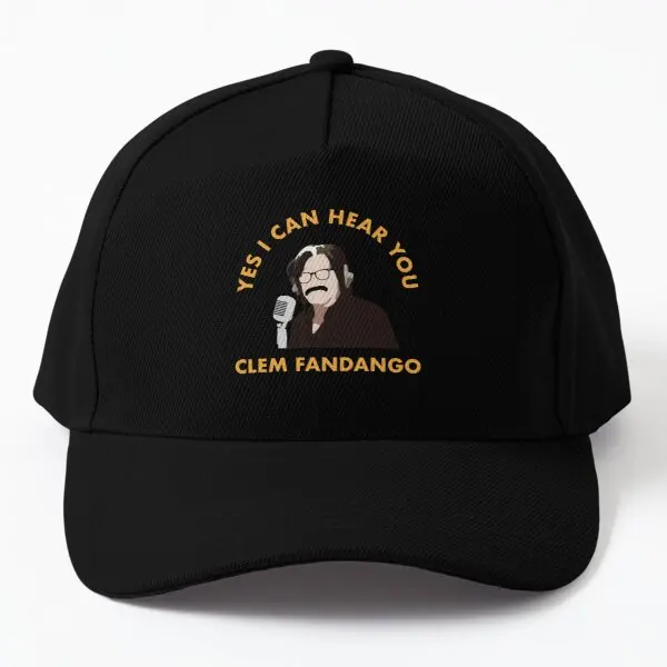 

Yes I Can Hear You Clem Fandango Baseball Cap Hat Boys Hip Hop Solid Color Outdoor Spring Casual Czapka Fish Sun Snapback