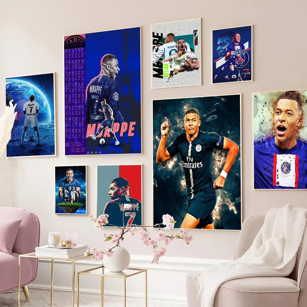 Kylian Football Star Good Quality Prints And Posters HD Poster Wall Art Painting Study Home Decor