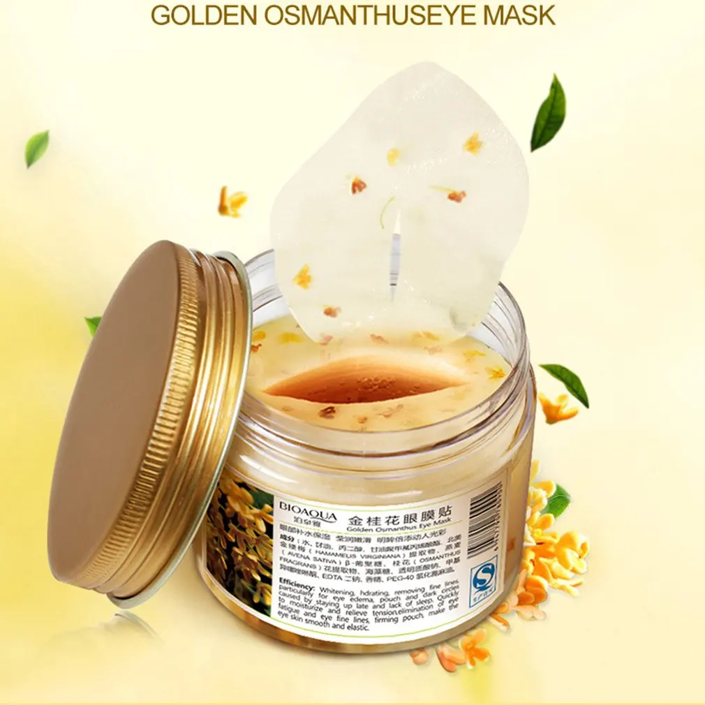 

Golden Osmanthus Eye Mask Anti-Wrinkle Moisturizing Remove Black Circle Eye Care Mask Patches Sleep Patches