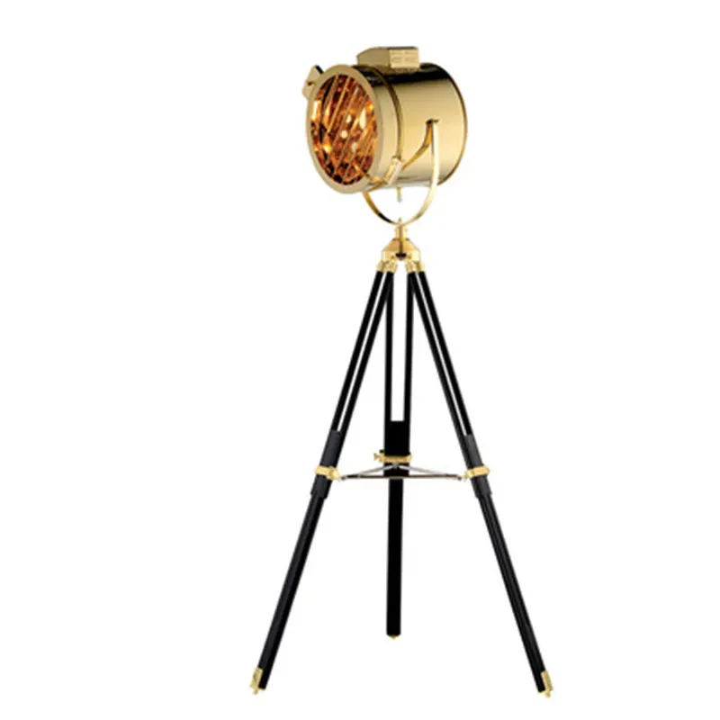 

Nordic Retro Industrial Led Floor Lamp Loft Vintage Creative Interior Tripod Searchlight for Living Room Decor Home Luminaire