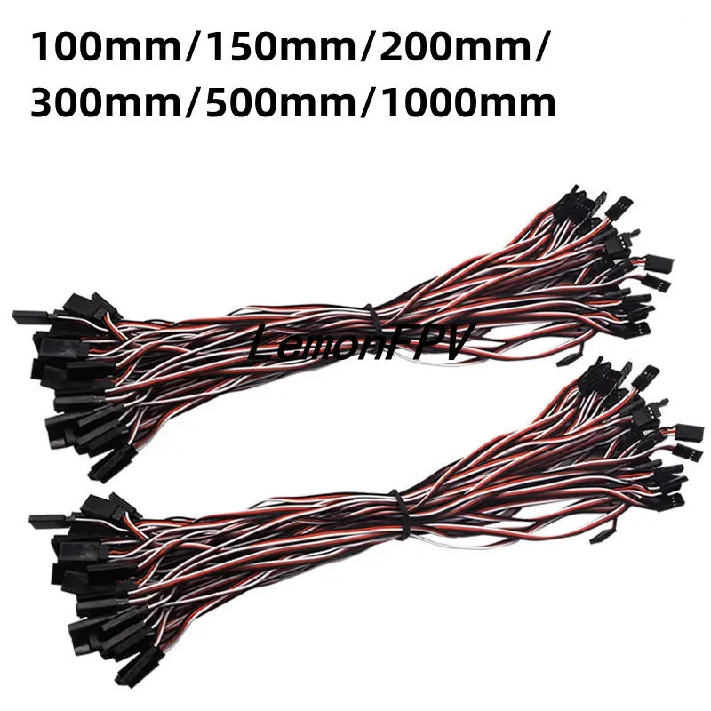 

100mm/150mm/200mm/300mm/500mm Servo Lead Cable Extension Cable for RC Futaba JR Male to Female 10cm 15cm 20cm 30cm 50cm 100cm