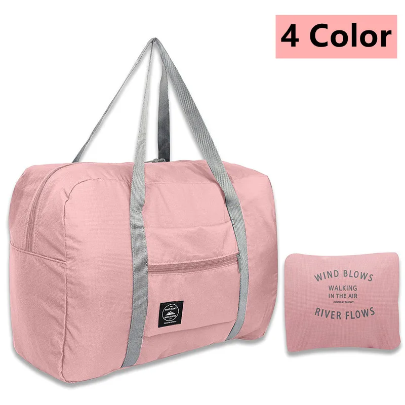 

Large Capacity Travel Bag Unisex Nylon Storage Bag Foldable Bag Luggage Ladies Fitness Yoga Waterproof Handbag Men's Storage Bag