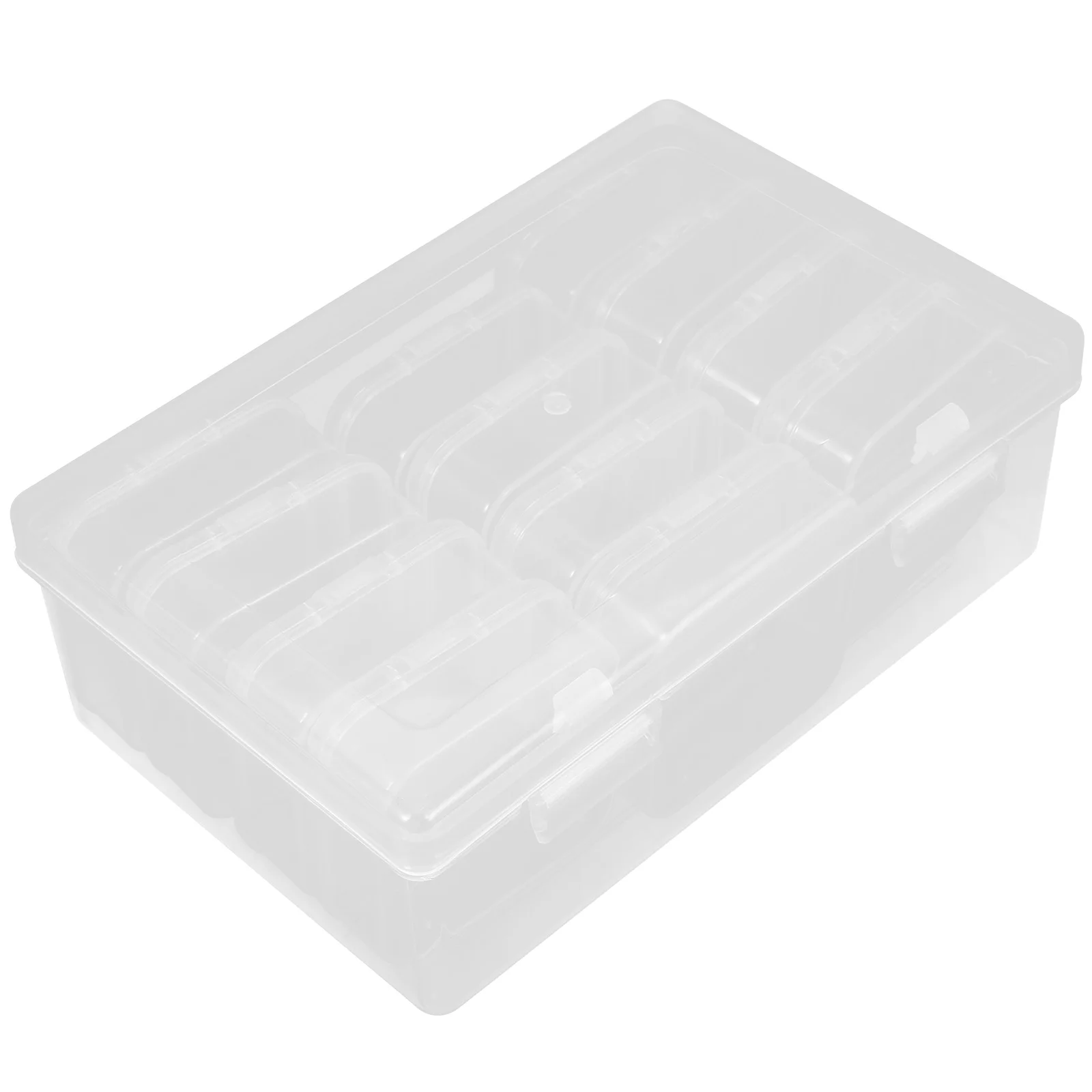 

Mini Storage Containers Portable Case Ear Studs Organizer Earrings Small Jewelry Backs Plastic Beads Cases