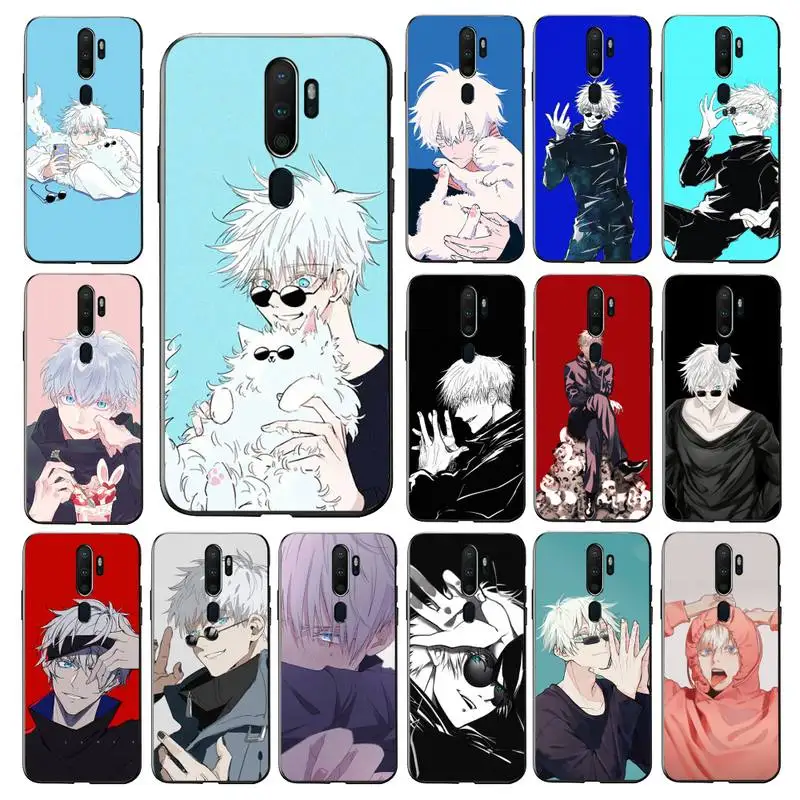 

MaiYaCa Jujutsu Kaisen Satoru Gojo anime Phone Case for Vivo Y91C Y11 17 19 17 67 81 Oppo A9 2020 Realme c3