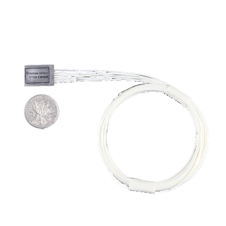 

10 channels 1270-1610nm 1.8 dB IL ultra compact CWDM mux demux device