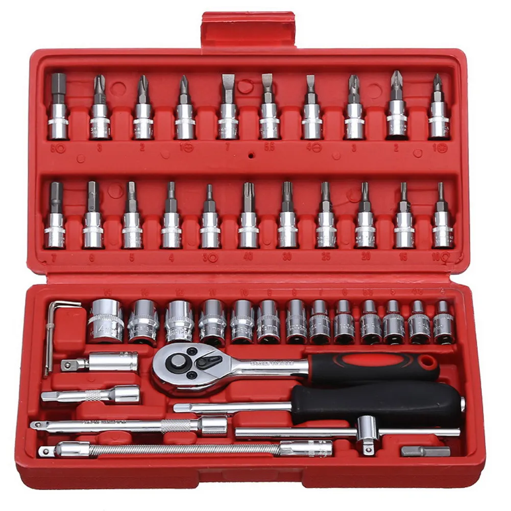 

Labor-Saving Ratchet Multipurpose Screwdriver Set Socket Wrench Screwdriver Bit Combination Household Hardware Tools