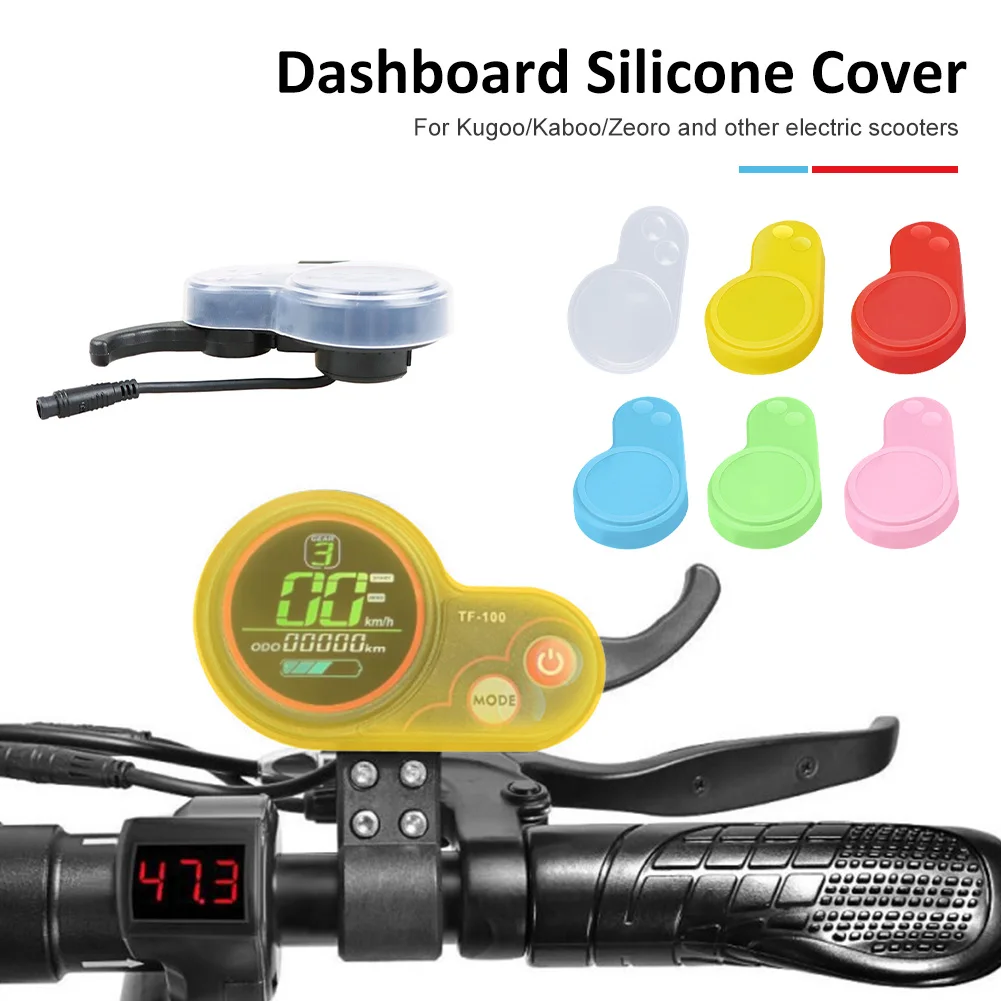 

Silicone Cover LCD Display Waterproof Transparent Protective Cap for Electric Scooter Instrument Dashboard for Kugoo/Kaboo/Zeoro