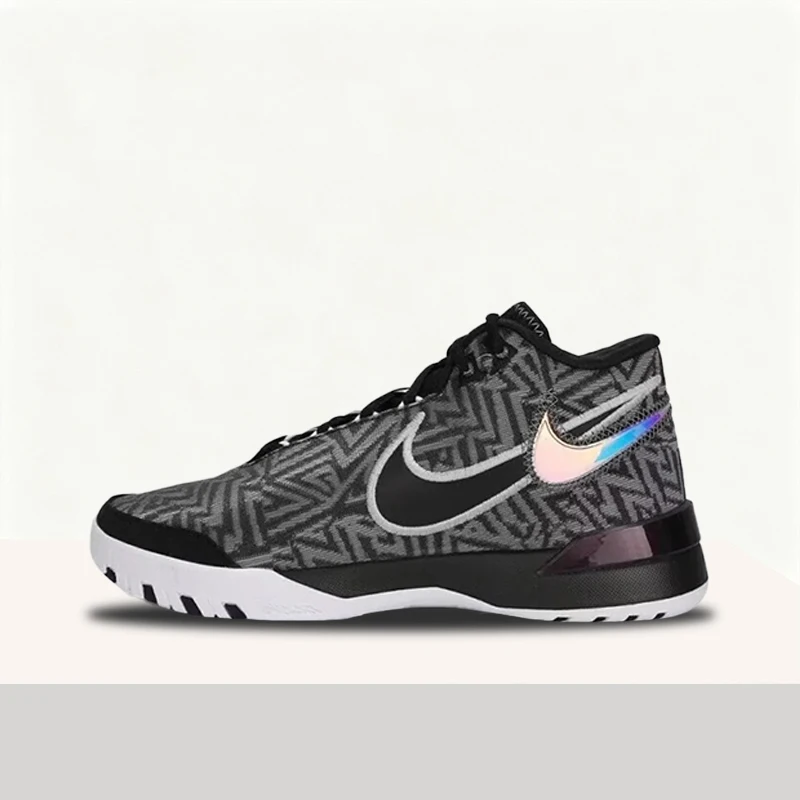 Фото Мужские баскетбольные кроссовки Nike LeBron NXXT: модные, универсальные, высококачественные, износостойкие, низкие - черные HF0711-004 №1