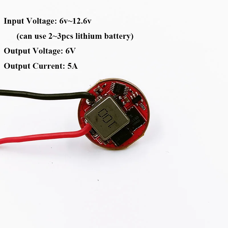 P70 XHP70 6 В светодиодный драйвер 22 мм DC6V-12.6V 8-режимная плата драйвера + 20 XHP70.2