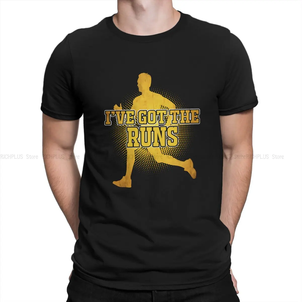

Running Fitness Sports Creative TShirt for Men Novelty Round Neck T Shirt Hip Hop Birthday Gifts Tops