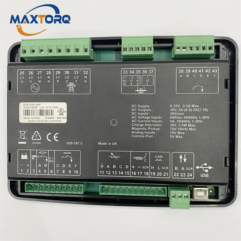 Заводская розетка модуль управления контроллером генератора с автоматическим