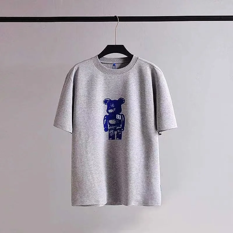 Футболка ADER с круглым вырезом и коротким рукавом для мужчин женщин универсальные