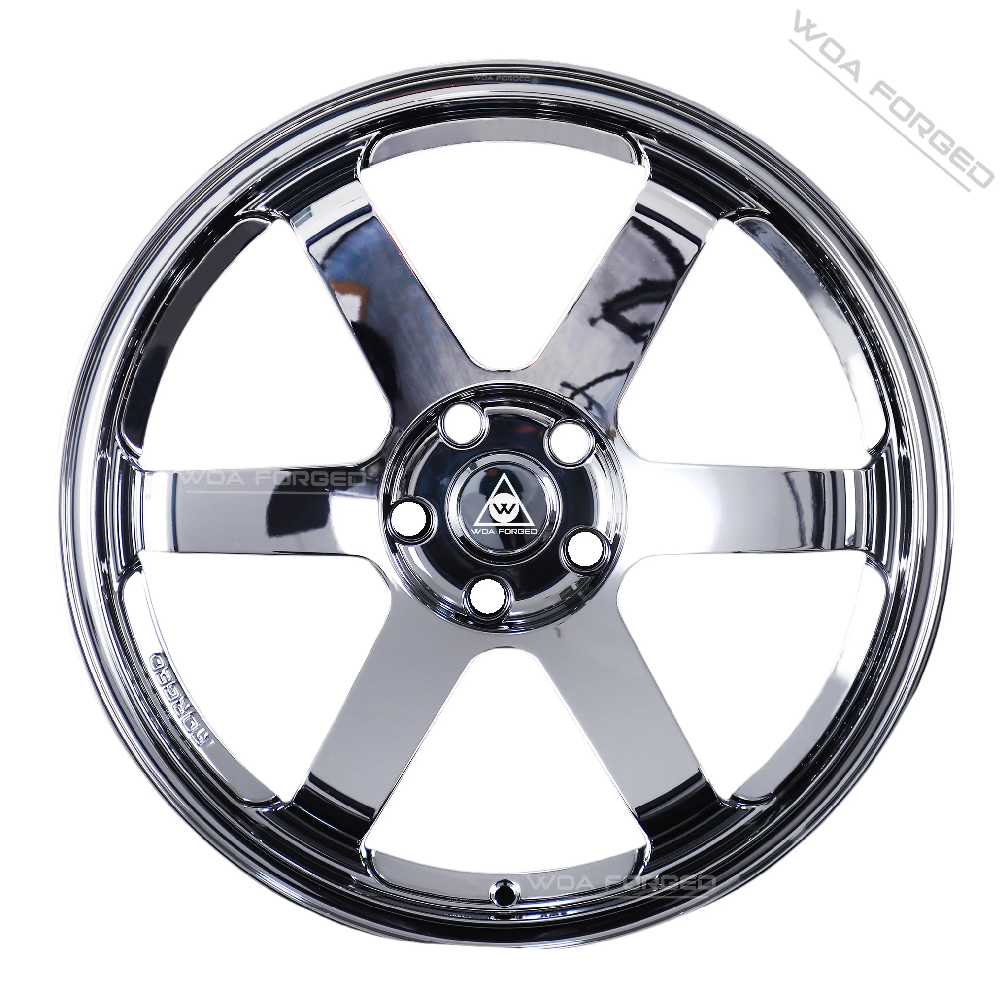 Фото Колёсные диски TE37 Triple Chrome Mirror Finished, 18, 19, 20, 21 дюйм, многоспицевые, кованые, с глубокой полкой, спортивный дизайн, облегчённые, 5x112, 5x120 для M4 F82 №1