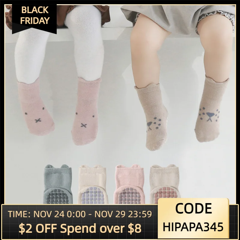 

Носки для новорожденных с героями мультфильмов милые Нескользящие носки для детей весенне-осенние хлопковые носки для маленьких мальчиков...