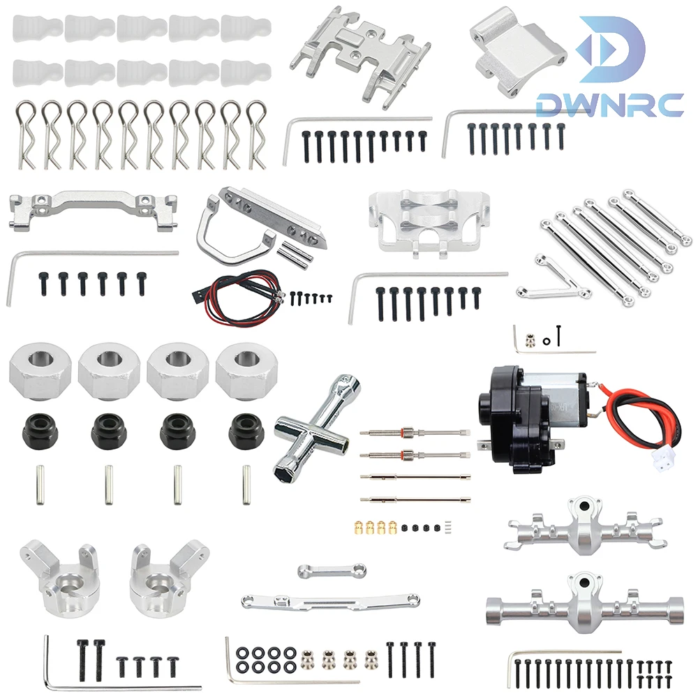 

DWNRC для Axial SCX24 Deadbolt масштаб 1/24 Elec 4WD - RTR AXI0005 все алюминиевые детали модернизированы и модифицированы для сборки.