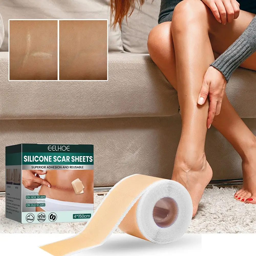 

Силиконовая наклейка для удаления шрамов, невидимая наклейка для красоты, растягивающаяся Накладка для шрамов, многоразовая наклейка для удаления ожогов на коже Y4H4
